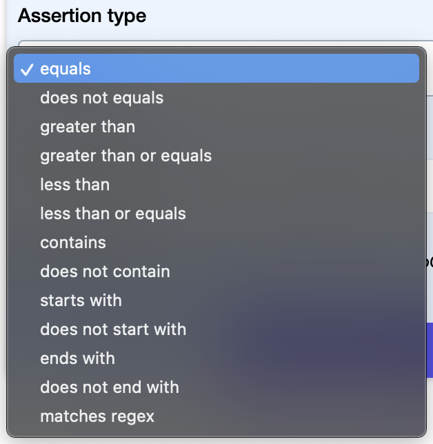 assertion types